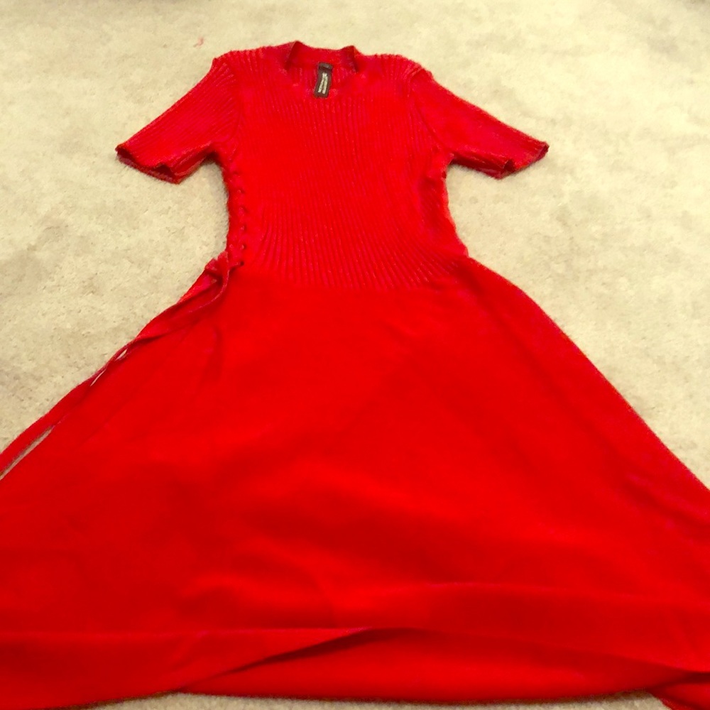 Red dress